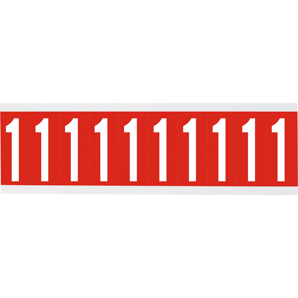 Brady CNL2R 1 Identical numbers and letters on one card for indoor use 911965