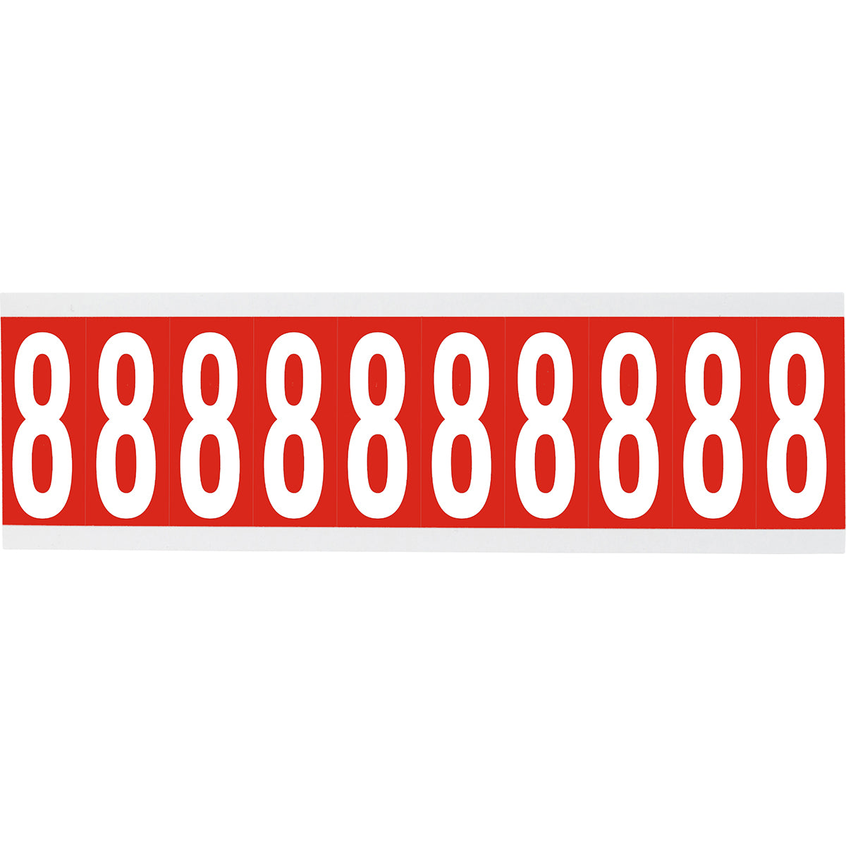 Brady CNL2R 8 Identical numbers and letters on one card for indoor use 911958