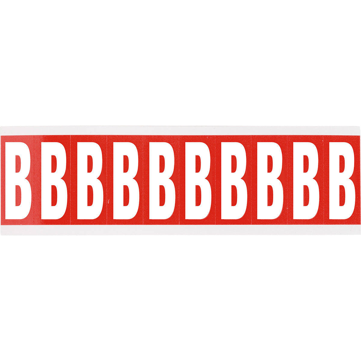 Brady CNL2R B Identical numbers and letters on one card for indoor use 911954