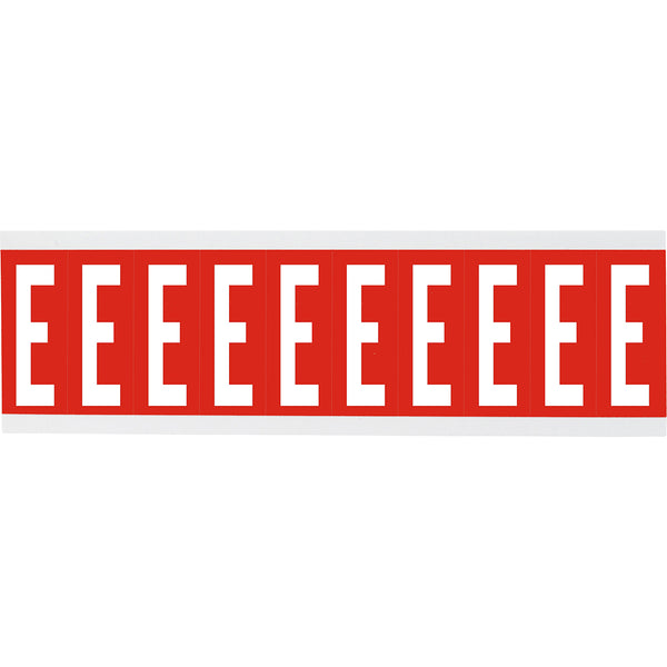 Brady CNL2R E Identical numbers and letters on one card for indoor use 911950