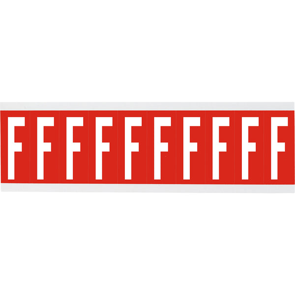 Brady CNL2R F Identical numbers and letters on one card for indoor use 911949