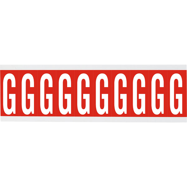 Brady CNL2R G Identical numbers and letters on one card for indoor use 911948