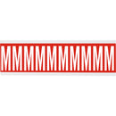 Brady CNL2R M Identical numbers and letters on one card for indoor use 911942