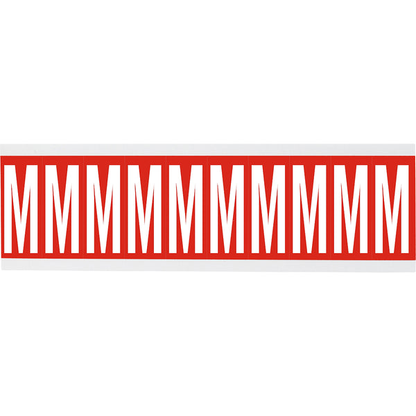 Brady CNL2R M Identical numbers and letters on one card for indoor use 911942