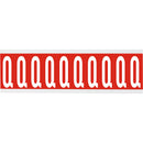 Brady CNL2R Q Identical numbers and letters on one card for indoor use 911938