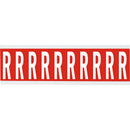 Brady CNL2R R Identical numbers and letters on one card for indoor use 911937