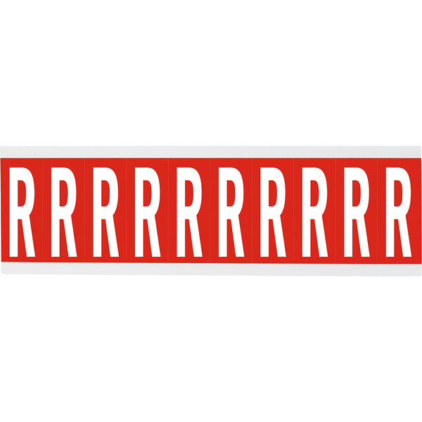 Brady CNL2R R Identical numbers and letters on one card for indoor use 911937