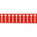 Brady CNL2R T Identical numbers and letters on one card for indoor use 911935