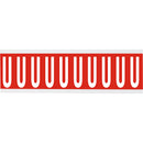 Brady CNL2R U Identical numbers and letters on one card for indoor use 911934