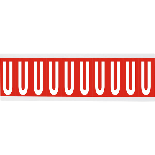 Brady CNL2R U Identical numbers and letters on one card for indoor use 911934