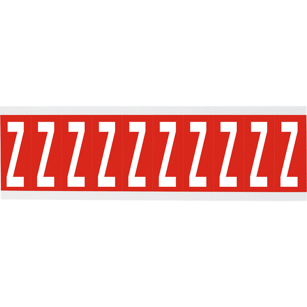 Brady CNL2R Z Identical numbers and letters on one card for indoor use 911929