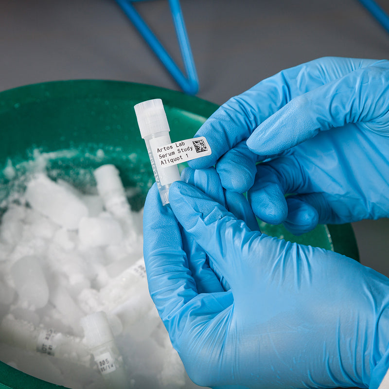 Brady M6C-500-492 FreezerBondz Ultra-Thin Cryogenic Polyester Labels for M610, M611 and BMP61 174154