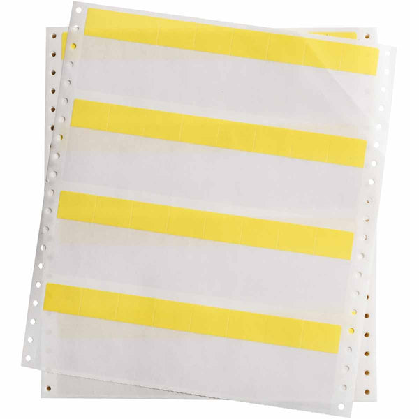 Brady DAT-37-292-YL DaTab Dot Matrix Printable Labels 035419