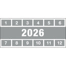 Brady PAST B500 57X25(9) GRY 2026 Inspection Date Labels 834282