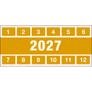 Brady PAST B500 57X25(9) YEL 2027 Inspection Date Labels 834283