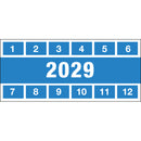 Brady PAST B500 57X25(9) BLU 2029 Inspection Date Labels 834285