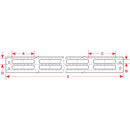 Brady DAT-28-121-10 DaTab Dot Matrix Printable Labels 028981