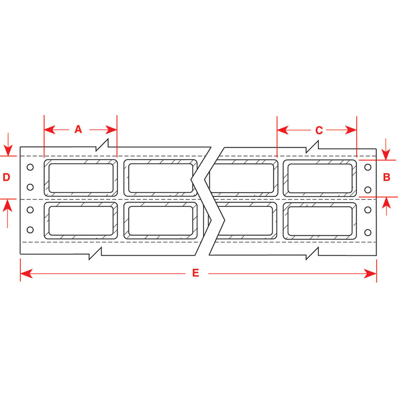 Brady PSL-75-3 Permashield Labels 101851