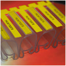 Brady M6-30x4.2-7596-YL DuraSleeve Wire Marking Inserts for M611, M610 and M710 312191