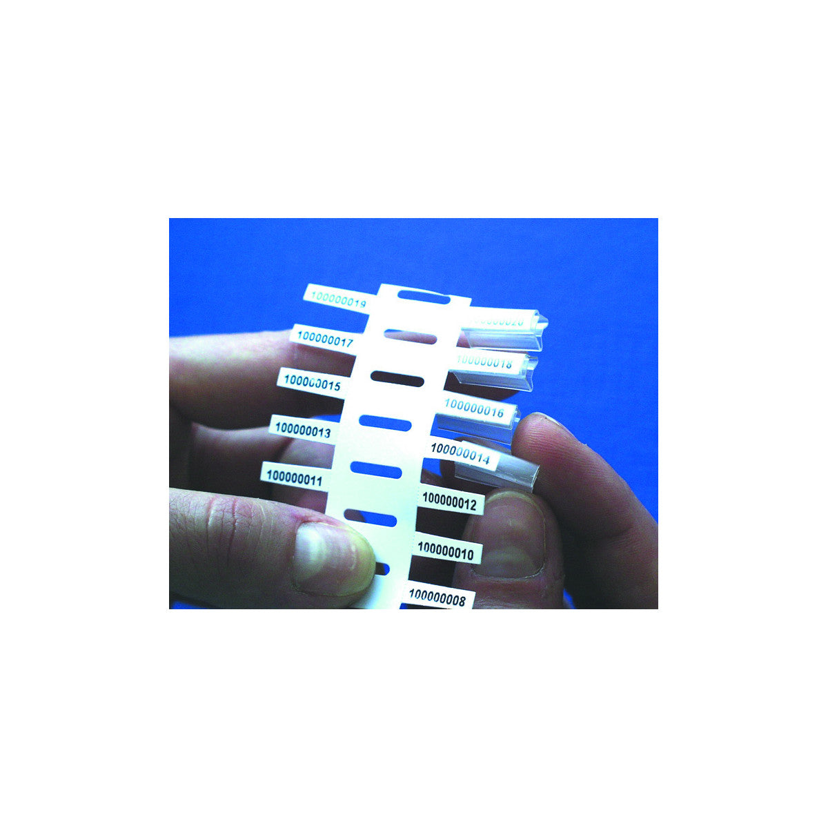 Brady BPT-105-7599 Thermal Transfer Printable DuraSleeve Wire Marking Inserts 236797