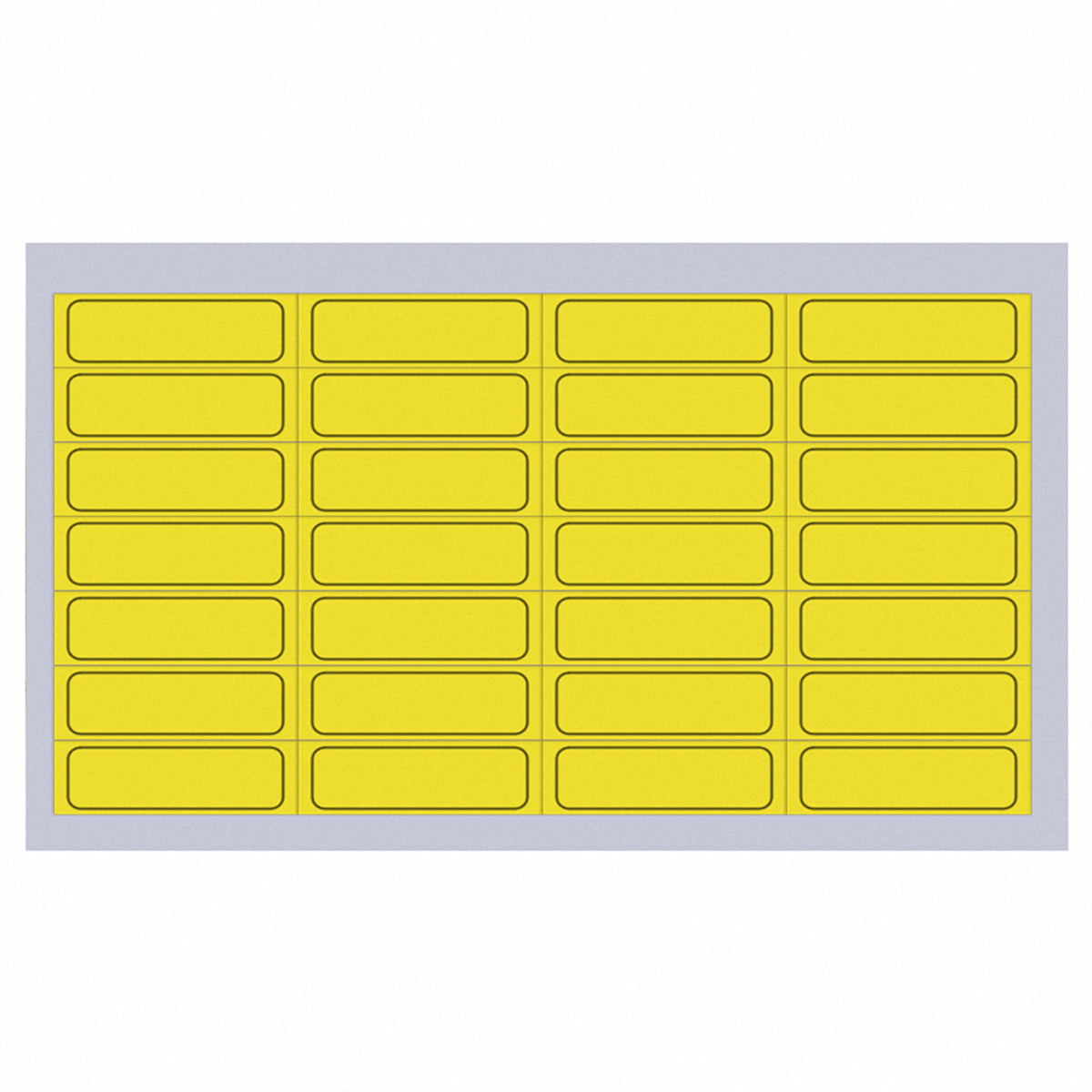 Brady FOGLI ETICH.15 X 50 CONT. 15x50 mm border label sheets E1550C