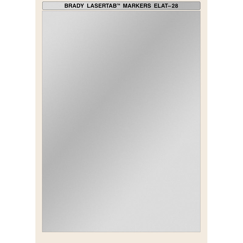 Brady ELAT-28-773-10SH LaserTab Laser Printable Labels 014936