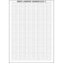 Brady ELAT-3-747W-10 LaserTab Laser Printable Labels 029821