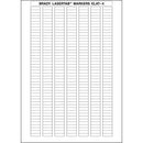 Brady ELAT-4-747W-10 LaserTab Laser Printable Labels 029825