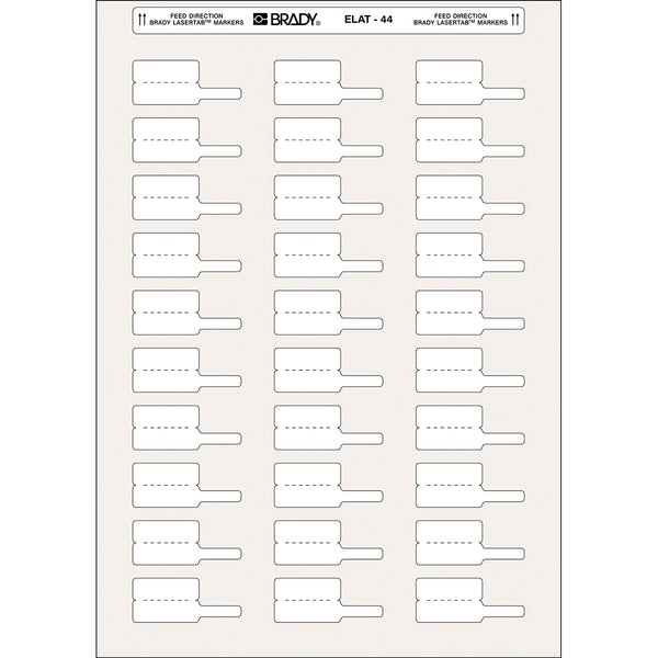 Brady ELAT-44-425 LaserTab Laser Printable Labels 217061