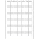 Brady ELAT-8-747W LaserTab Laser Printable Labels 029841