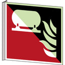 Brady F/F012/Nt-Bipvc-Pholumc-150X150/1-B Fixed fire extinguisher installation - ISO 7010 136014