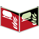 Brady F/F012/Nt-Vpvc-Pholumc-150X150/1-B Fixed fire extinguisher installation - ISO 7010 136013