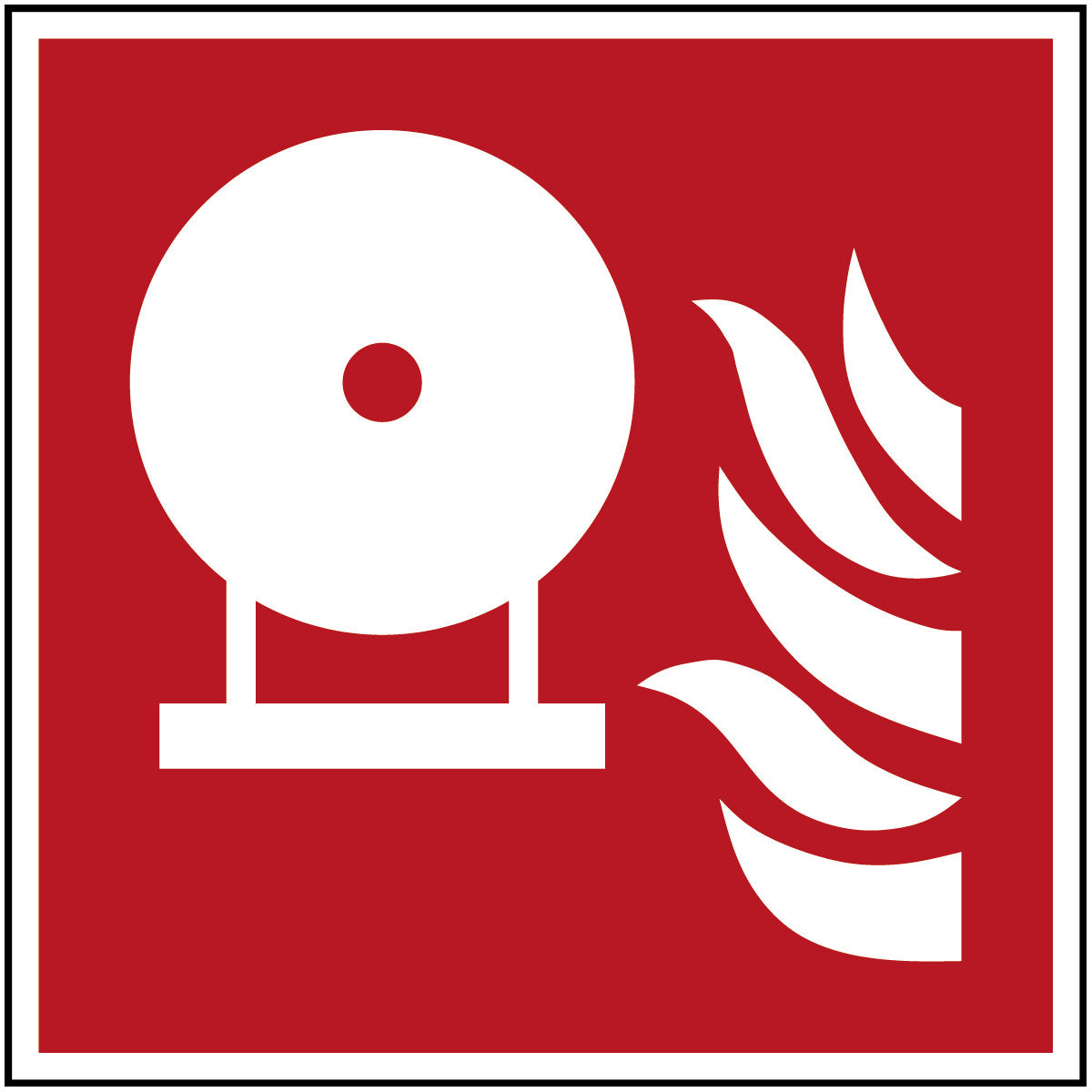 Brady F/F013/Nt-Sa-100X100/1-B Fixed fire extinguisher bottle - ISO 7010 136021