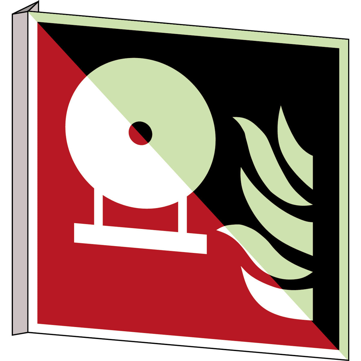 Brady F/F013/Nt-Bipvc-Pholumc-150X150/1-B Fixed fire extinguisher bottle - ISO 7010 136047