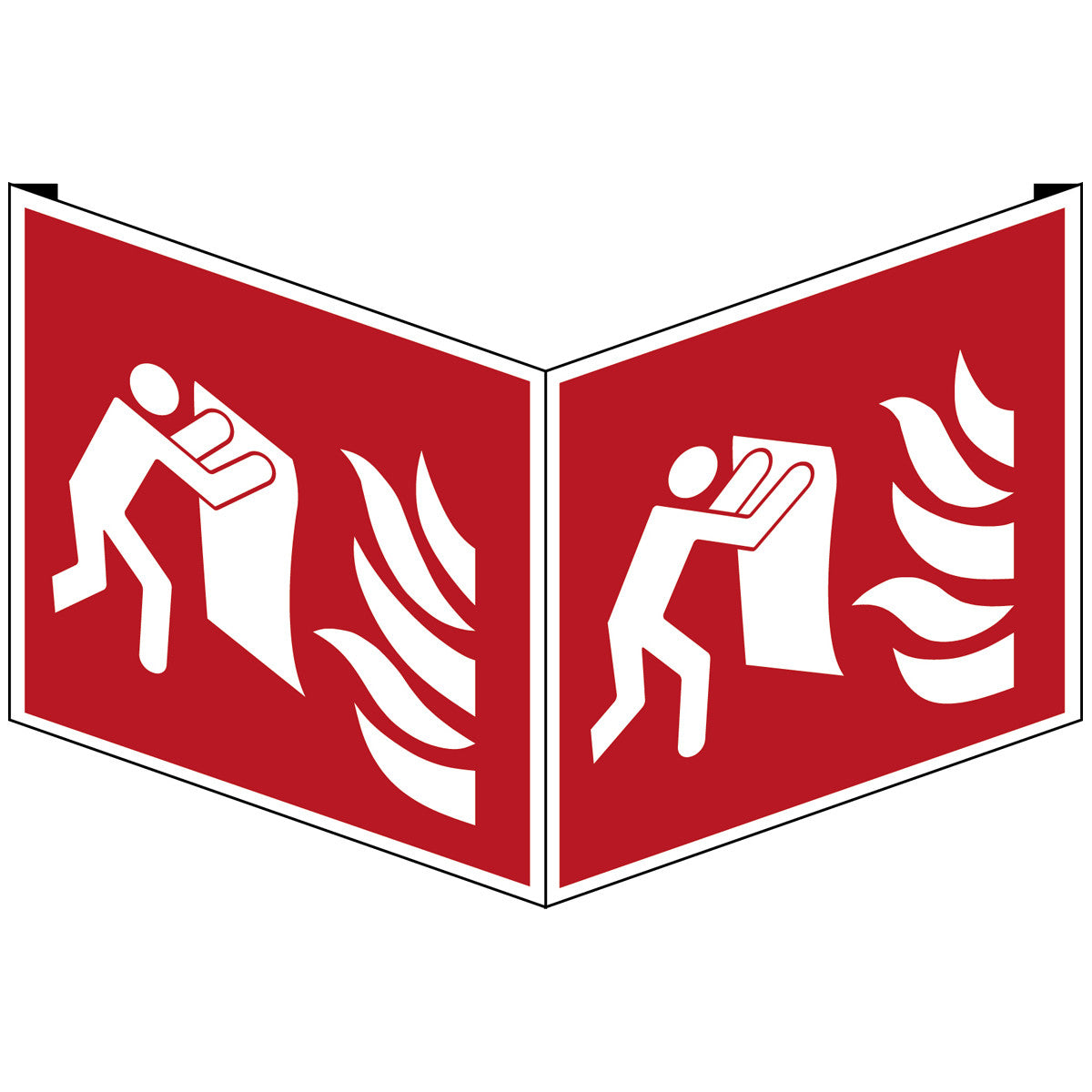 Brady F/F016/Nt-Vpvc-253X253/1-B Fire Blanket - Safety Sign - ISO7010 195713