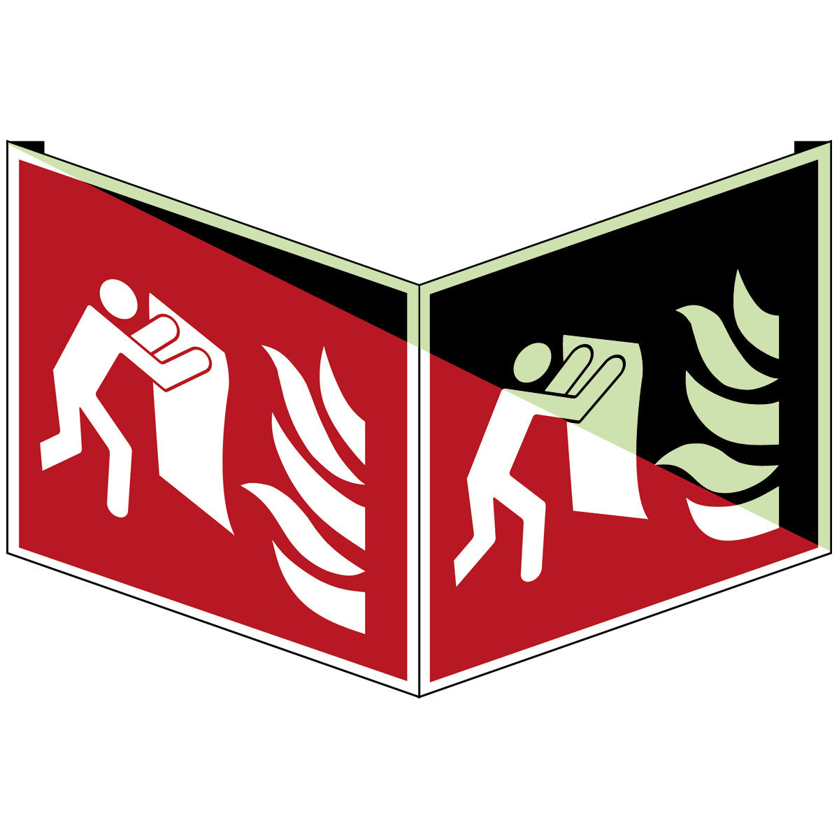 Brady F/F016/Nt-Vpvc-Pholumc-318X318/1-B Fire Blanket - Safety Sign - ISO7010 195718