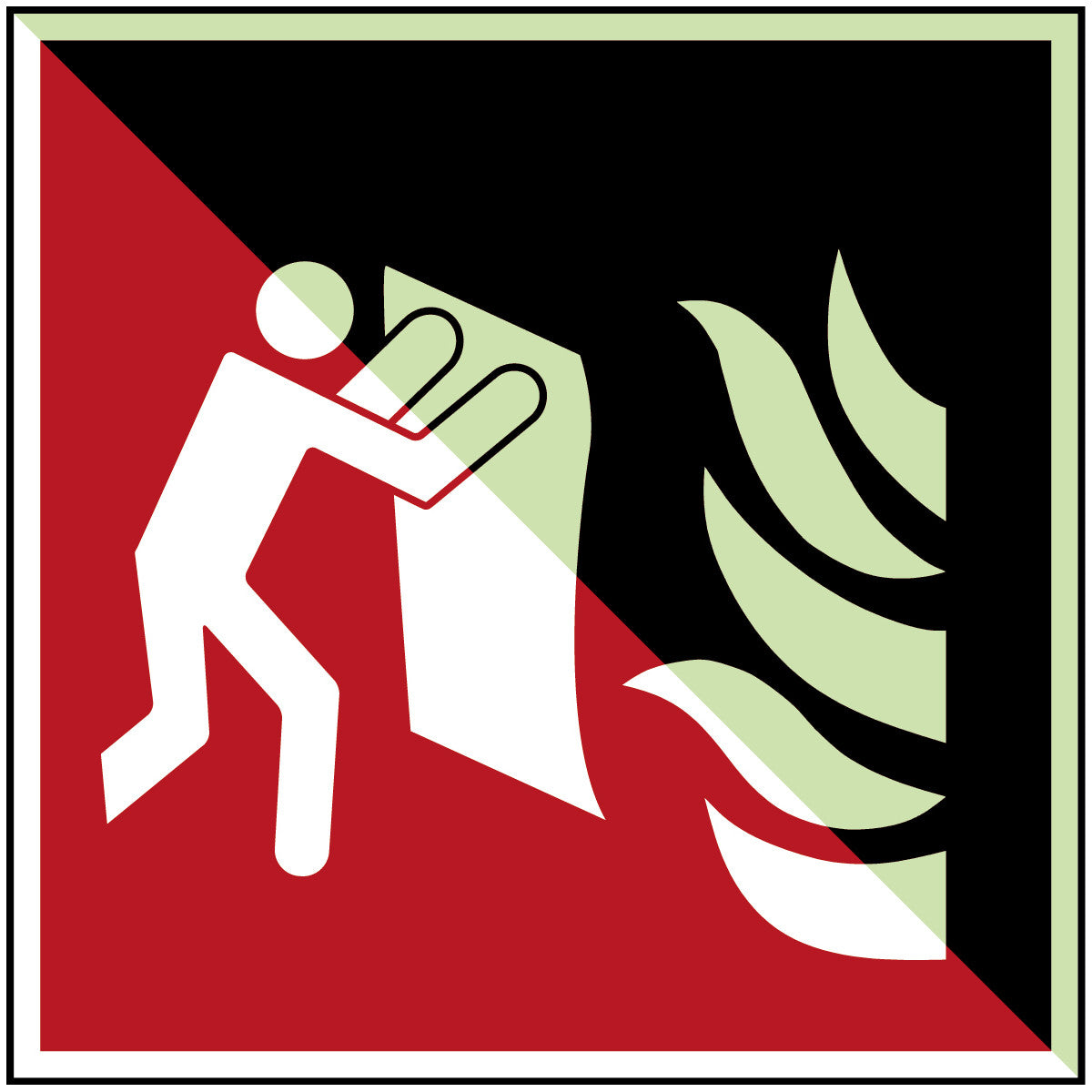 Brady F/F016/Nt-Pp-Pholumb-200X200/1-B Fire Blanket - Safety Sign - ISO7010 195702