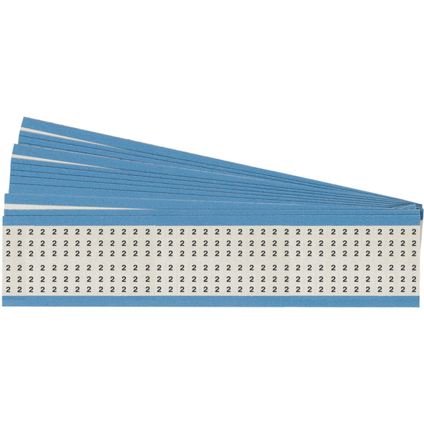 Brady HH-2-PK Wire Marker Cards - Solid Numbers 111192