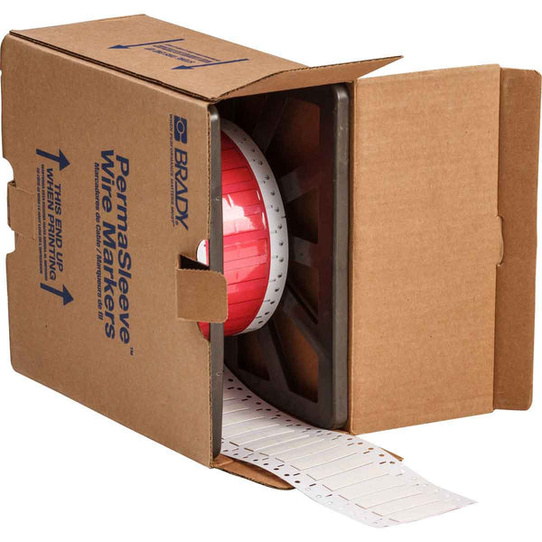 Brady HX-250-2-WT-2 PermaSleeve Wire Marking Sleeves 117076