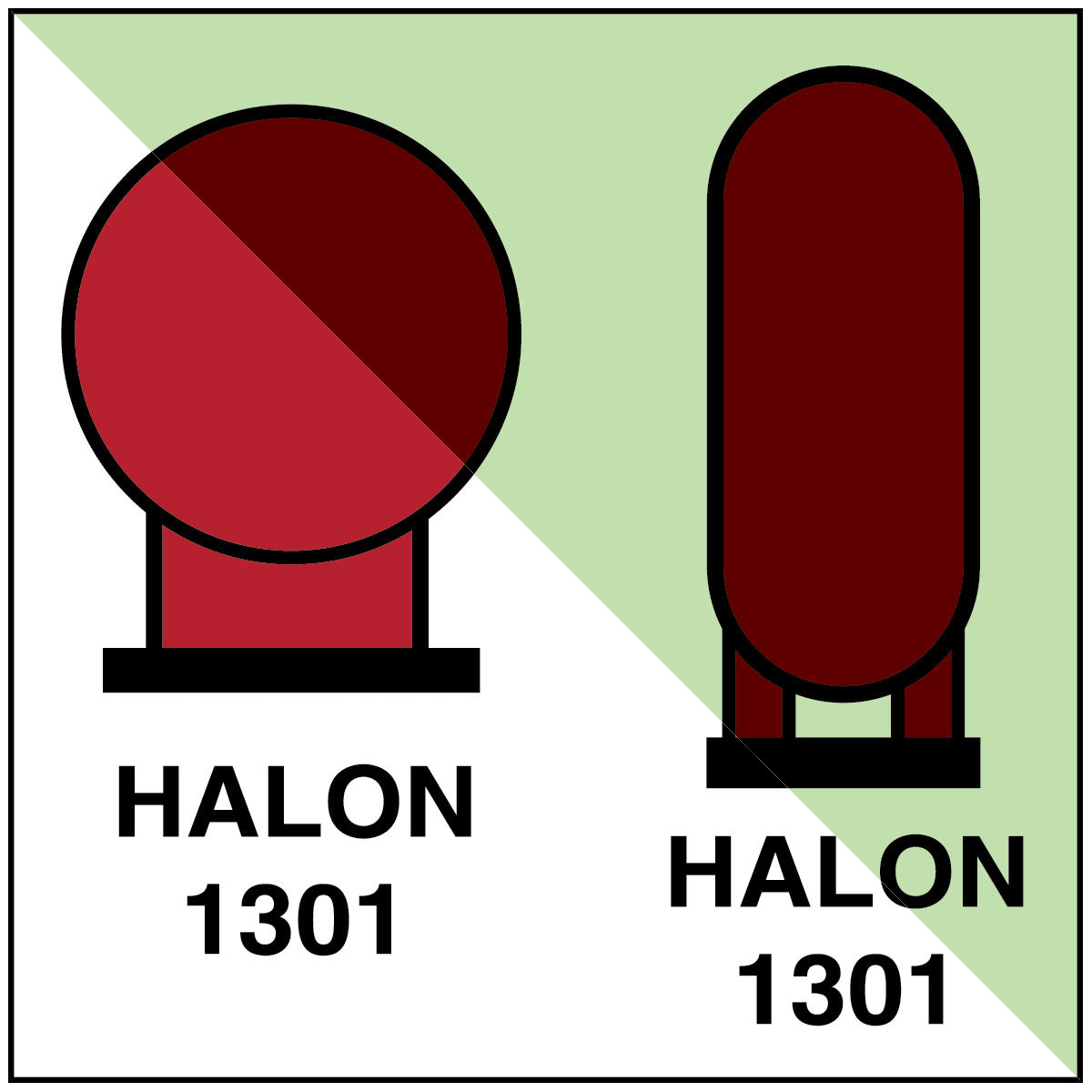 Brady F/Imo150-Pp-Pholumc-150X150/1-B Halon 1301 bottles placed in protected area - IMO 139465