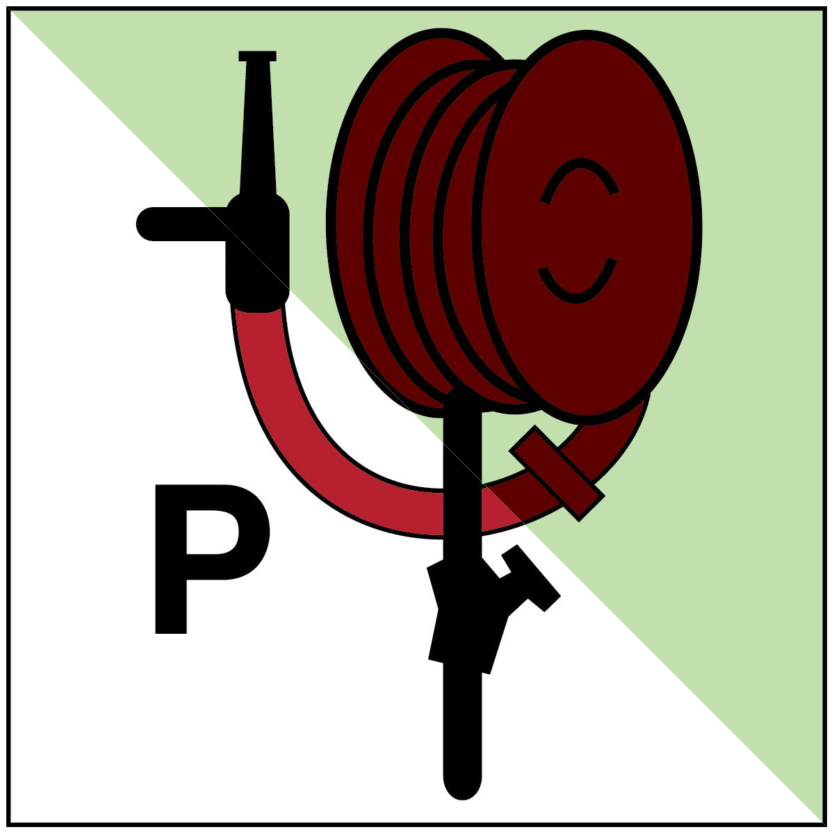 Brady F/Imo153-Sa-Pholumb-150X150/1-B Powder hose and handgun - IMO 195411
