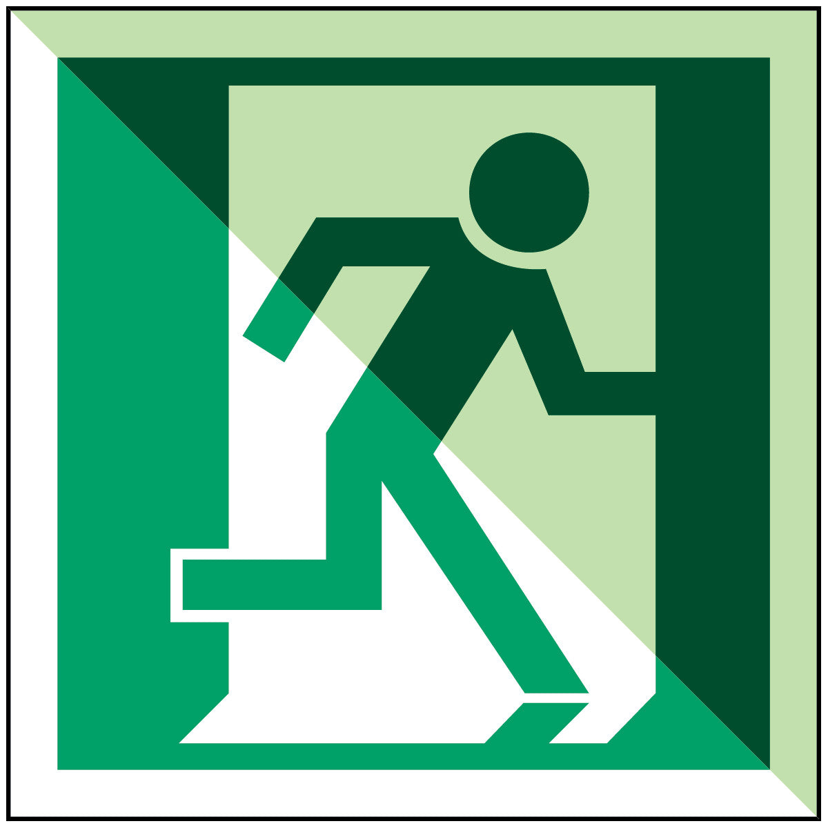 Brady E/Imo325-Sa-Pholumc-150X150/1-B Emergency exit (right hand) - IMO 195183