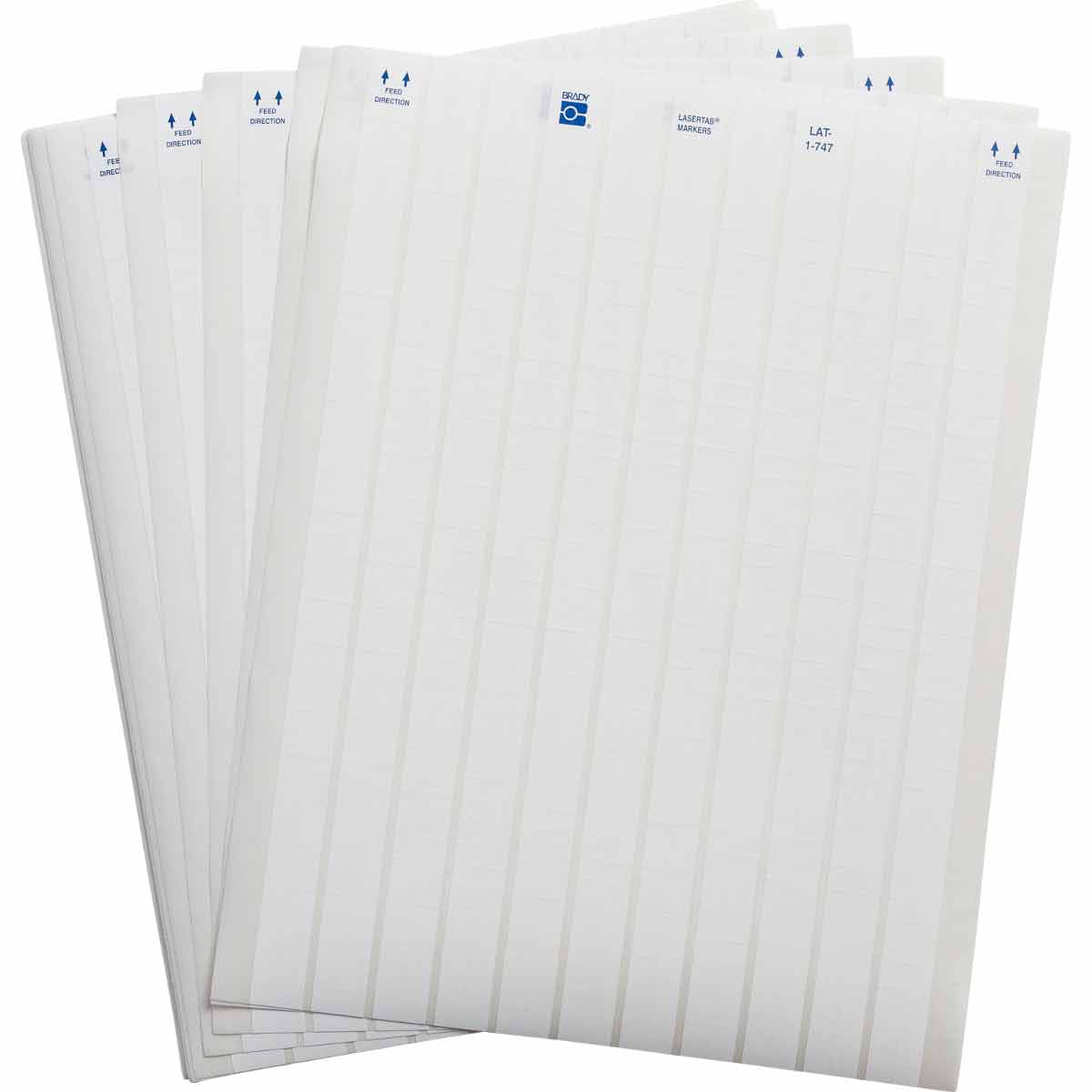 Brady LAT-1-747-10 LaserTab Laser Printable Labels 029700