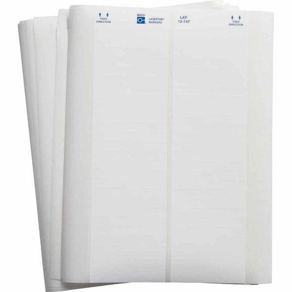 Brady LAT-12-747-2.5 LaserTab Laser Printable Labels 029733