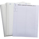 Brady LAT-12-747-2.5 LaserTab Laser Printable Labels 029733