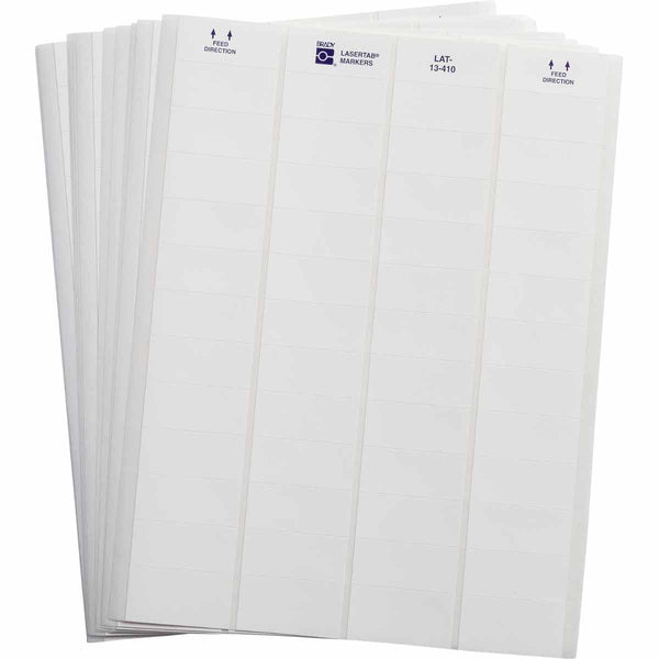 Brady LAT-13-410-2.5 LaserTab Laser Printable Labels 024568