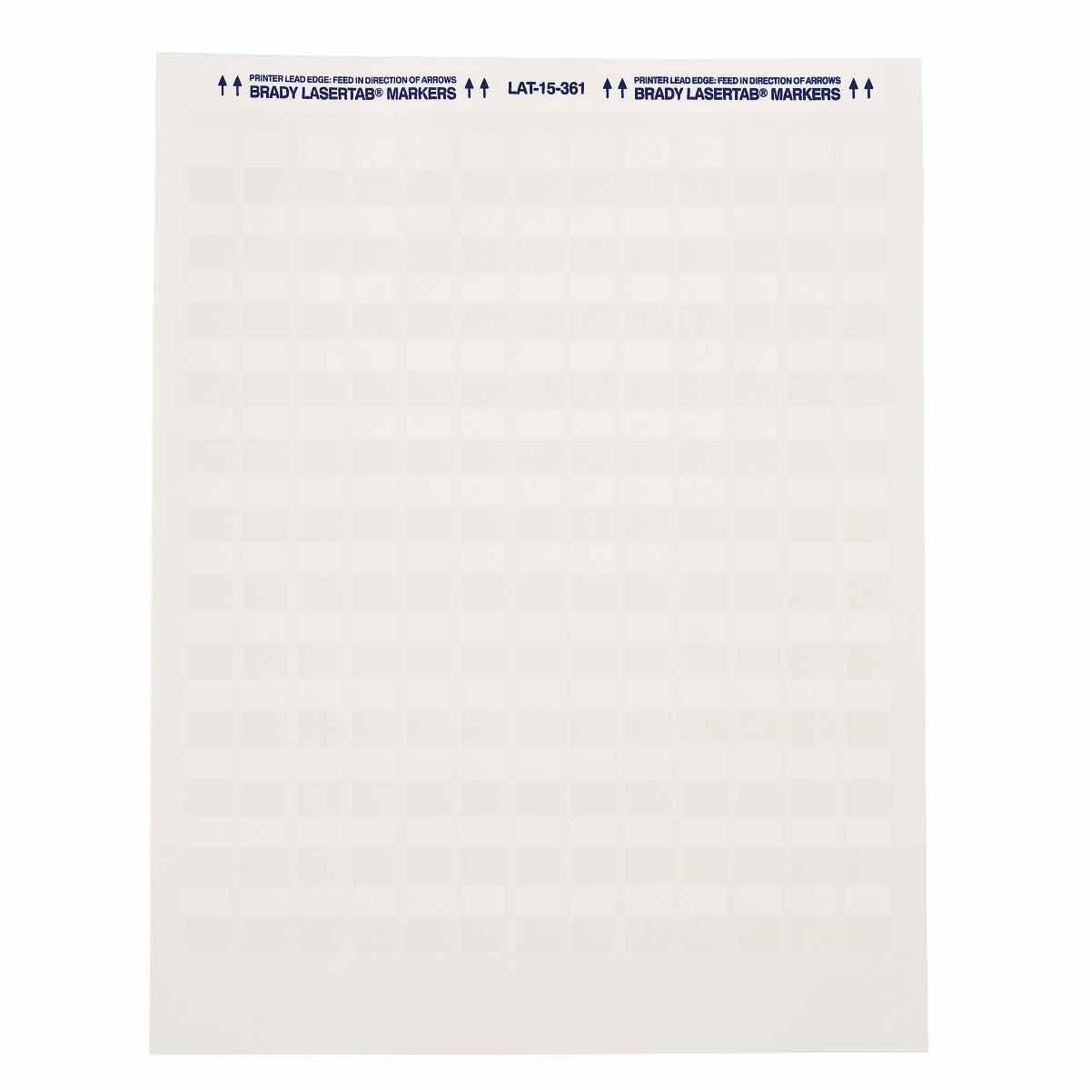 Brady LAT-15-361-1 LaserTab Laser Printable Labels 024564