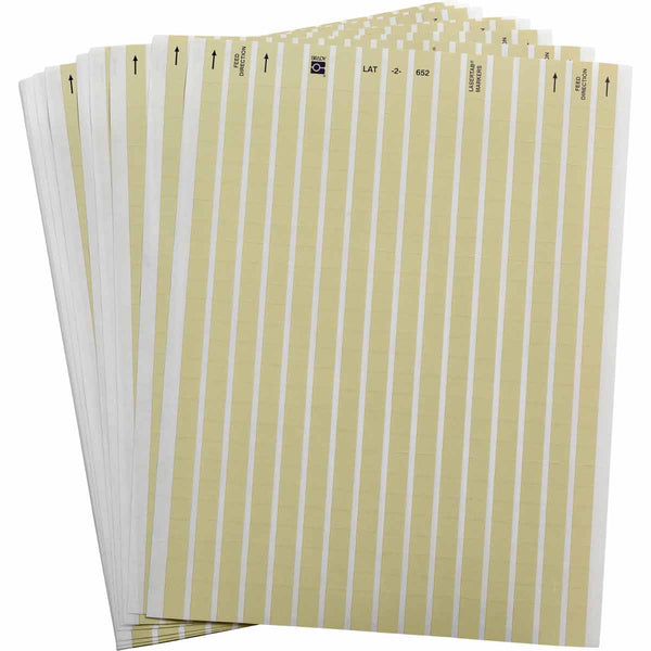 Brady LAT-2-652-10 LaserTab Laser Printable Labels 029704