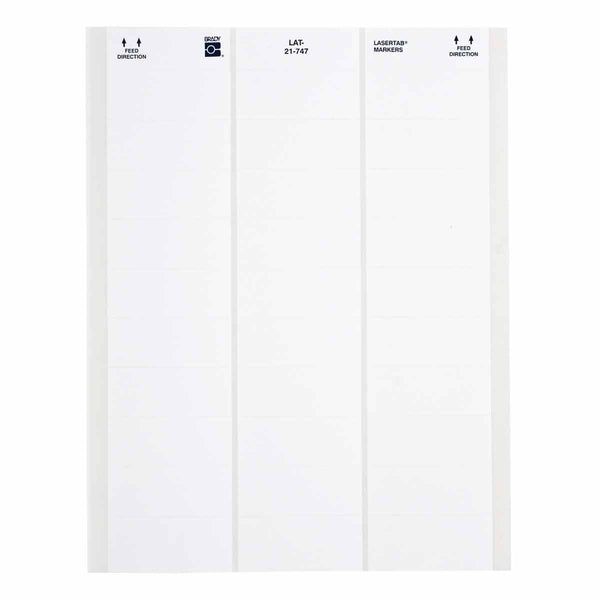 Brady LAT-21-747-1 LaserTab Laser Printable Labels 024569