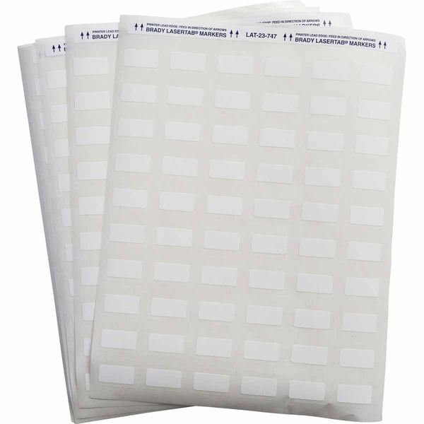 Brady LAT-23-747-2.5 LaserTab Laser Printable Labels 029755
